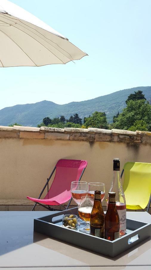 Gites Du Chateau D'Alencon Le Pegue Exterior photo
